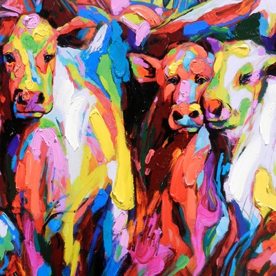 פרות בצבע